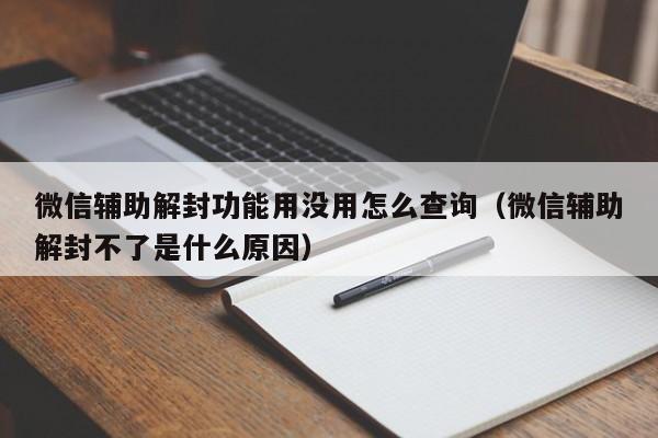 微信辅助-微信辅助解封功能用没用怎么查询（微信辅助解封不了是什么原因）(1)