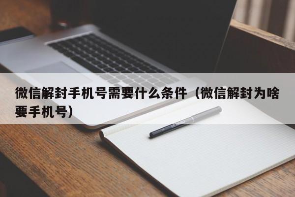 微信注册-微信解封手机号需要什么条件（微信解封为啥要手机号）(1)