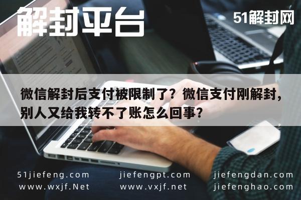 微信保号-微信解封后支付被限制了？微信支付刚解封,别人又给我转不了账怎么回事？(1)