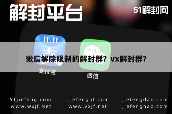 微信辅助-微信解除限制的解封群？vx解封群？(1)