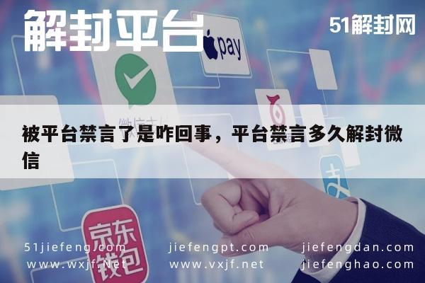 微信辅助-被平台禁言了是咋回事，平台禁言多久解封微信(1)